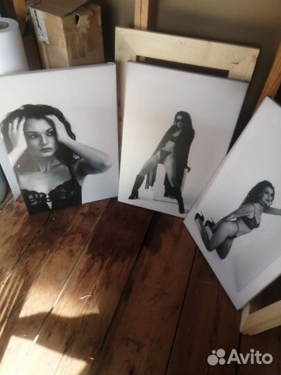 Изготовление портрета на стекле и холсте