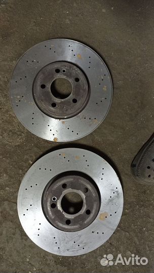 Тормозные диски на mercedes 220 передние