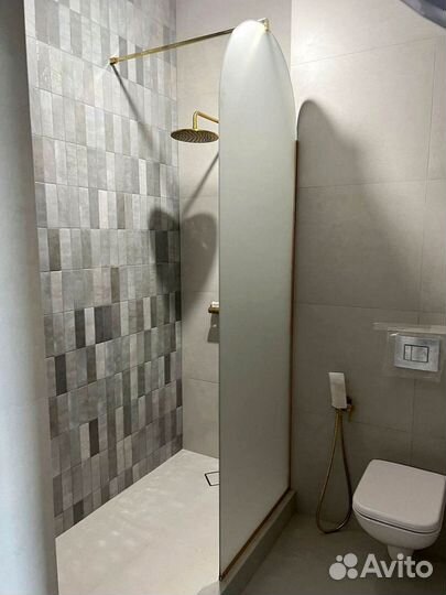 Шторка для душа из закаленного стекла