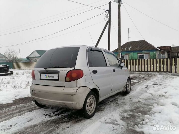 Daewoo Matiz 0.8 МТ, 2010, 109 400 км