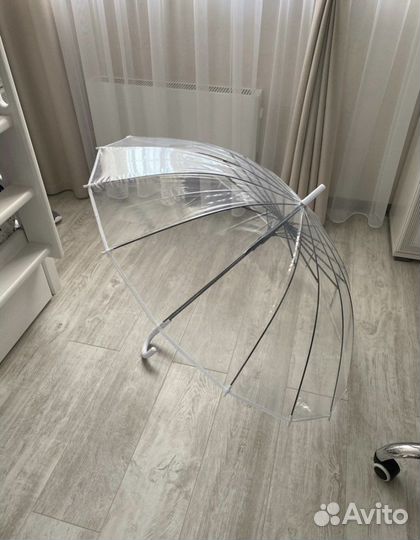 Зонт прозрачный