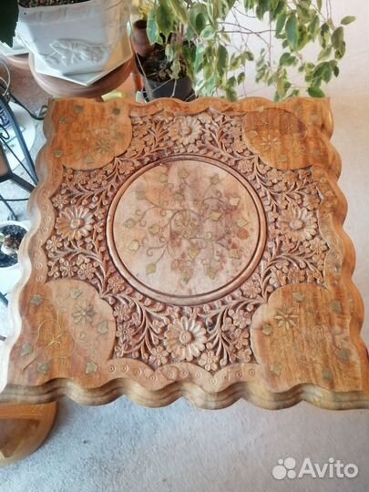 Подставка для цветов напольная деревянная