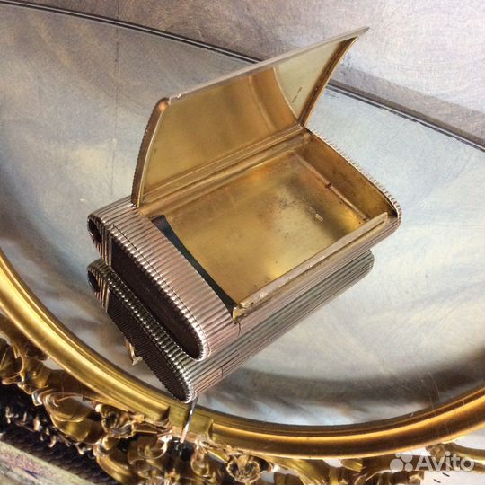 Портсигар серебро,золочение.Антиквар.Царская Росси