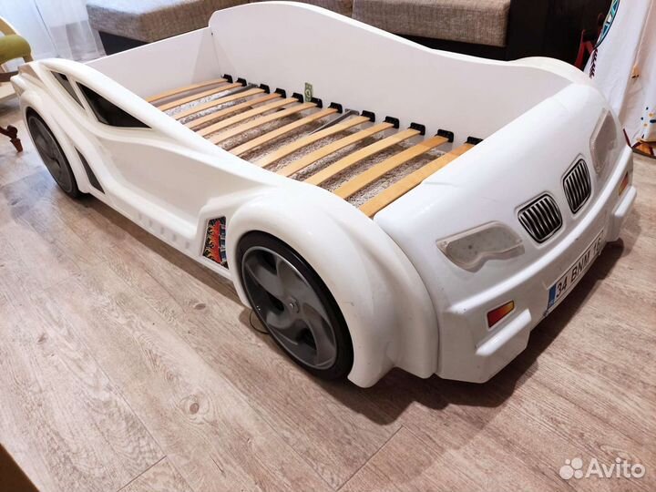 Детская кровать машина 3d
