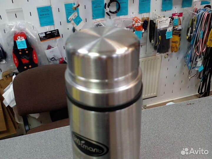 Термос Биосталь 1 л с узким горлышком