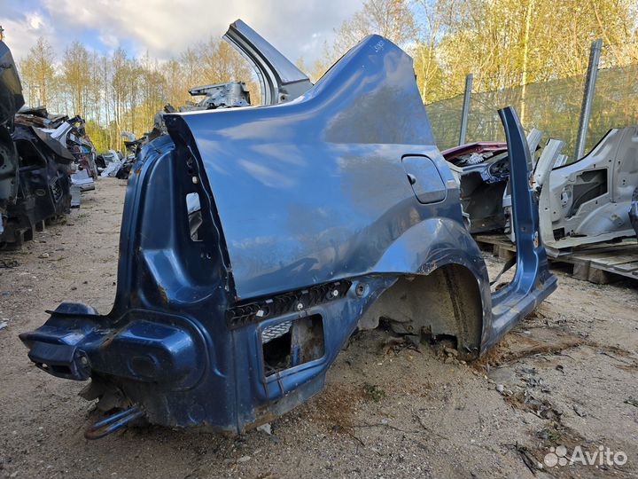 Крыло заднее правое с порогом Renault Logan 1