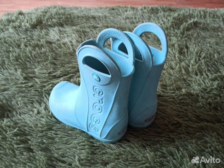 Сапоги детские резиновые Crocs c 10