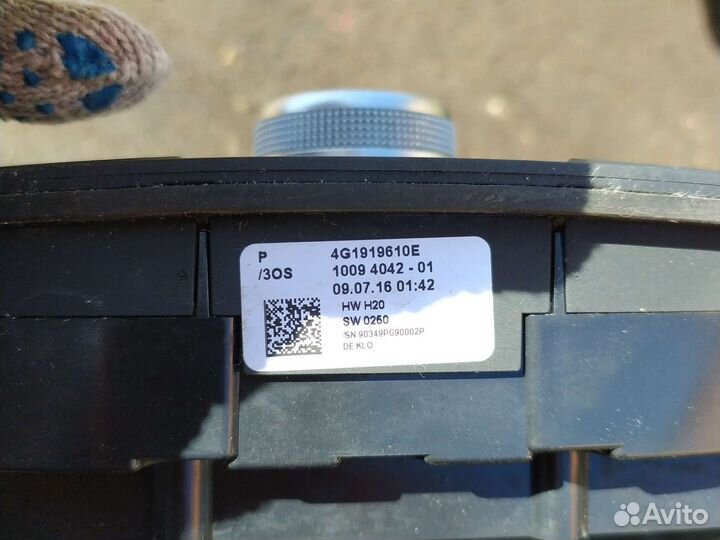 Оригинальная мультимедиaudi a6 c7 1.8 tfsi