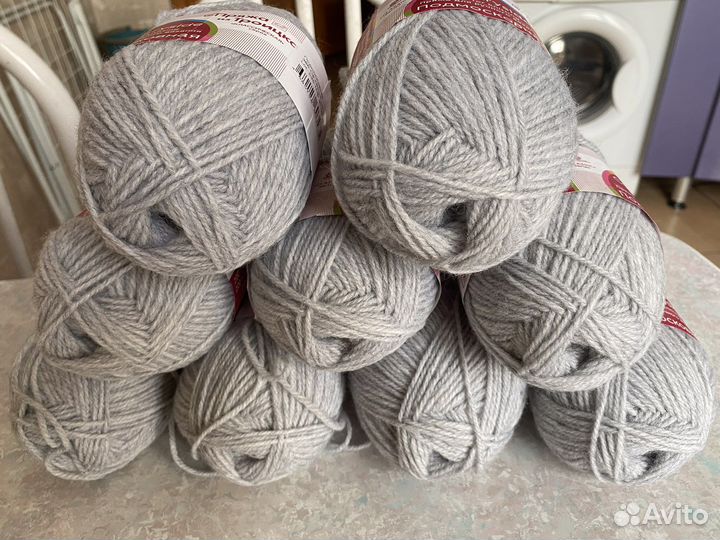 Пряжа Троицкая шерсть с акрилом