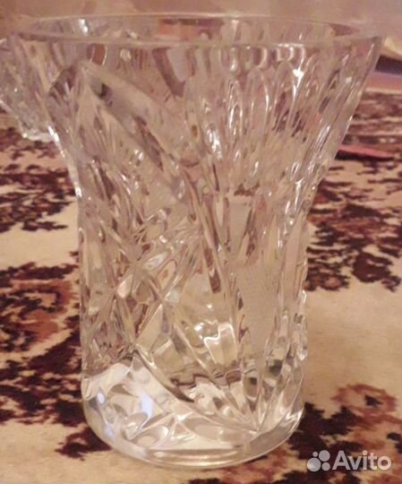 Хрустальная ваза чехия