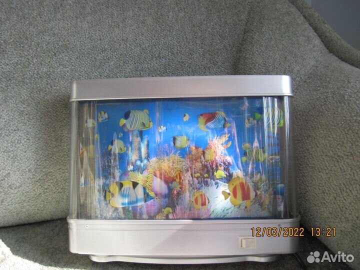 Светильник- аквариум детский