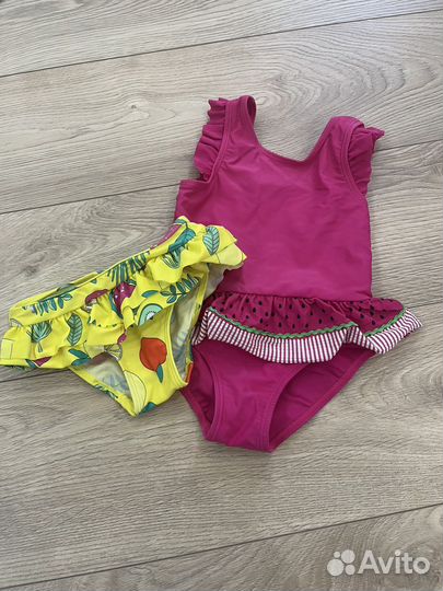 Купальник и трусики mothercare 2-3 для девочки