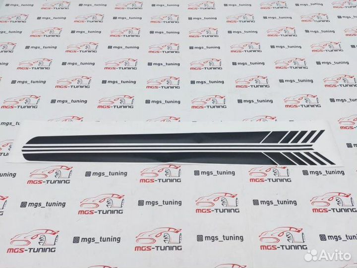 Наклейки AMG Edition на E-Class W213 черный мат