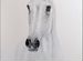 Ст�ильная текстурная картина маслом белая лошадь