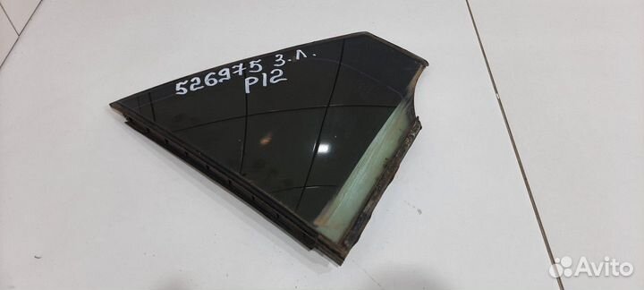 Стекло двери заднее левое глухое (Nissan Primera)