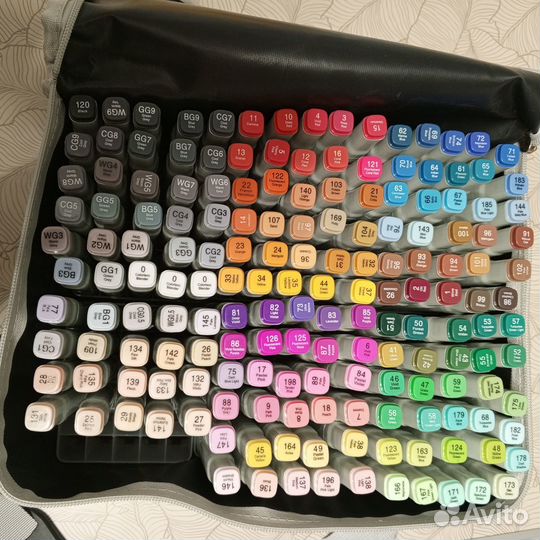 Маркеры для скетчинга 168 штук