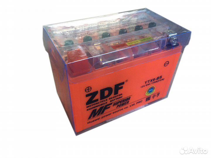 Аккумулятор для мотоцикла YTX9-BS igel