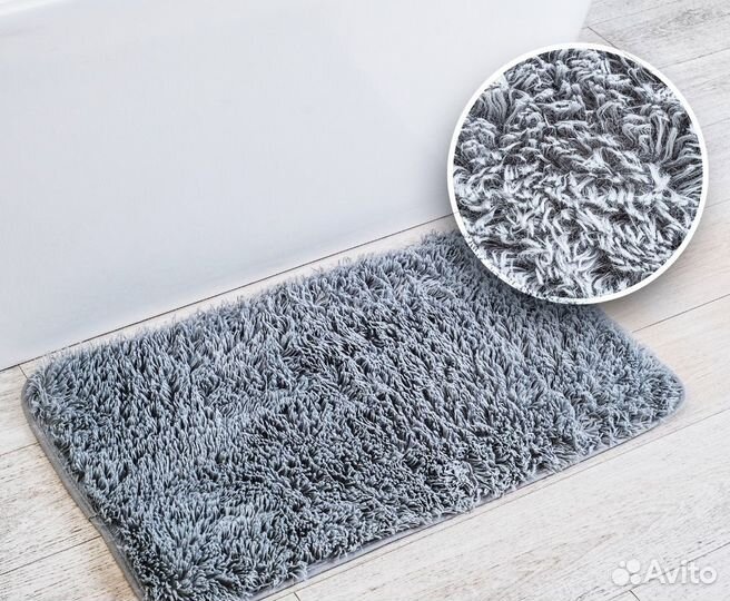 Коврик для ванной 50*80 пушистый оптом