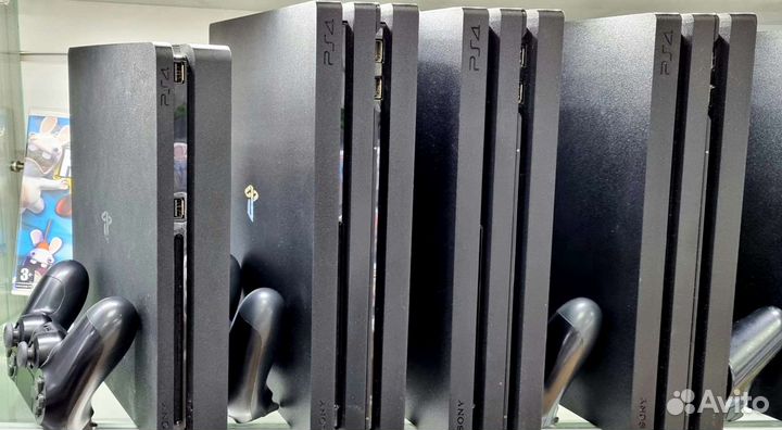 Игровая консоль Ps4 Pro, Slim,Fat 1Tb, 500G б.у