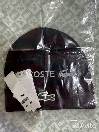 Новая шапка lacoste оригинал