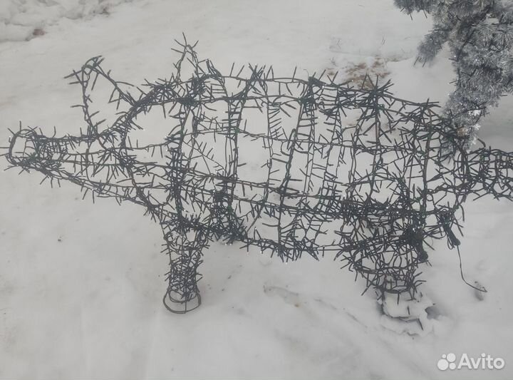 Фигуры животных с подсветкой