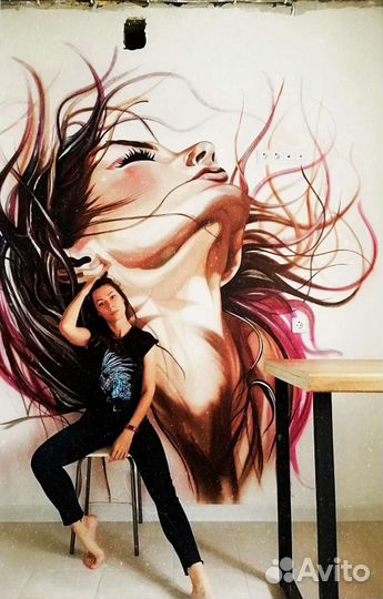 Роспись стен. Интерьерные картины. Аэрография