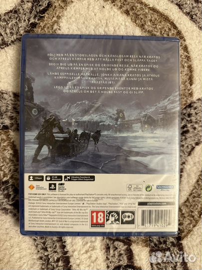 God Of War Ragnarok PS5 Новый
