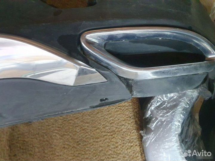 Юбка бампера задняя Mercedes Gle W166