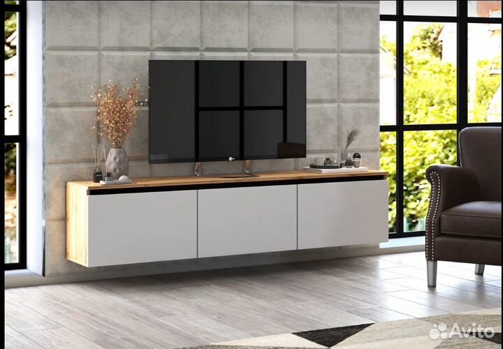 Тумба по тв (мдф, ручки Gola)