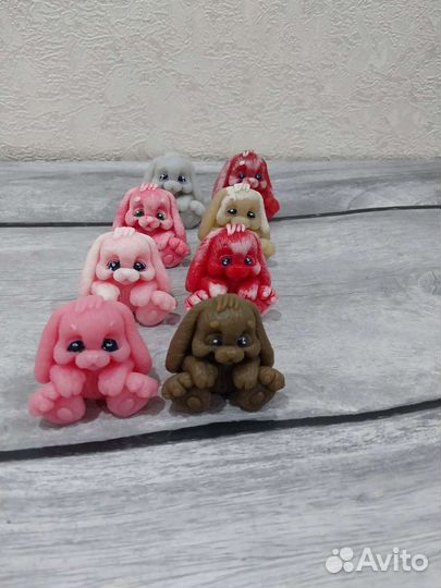 Зайки мыло ручной работы