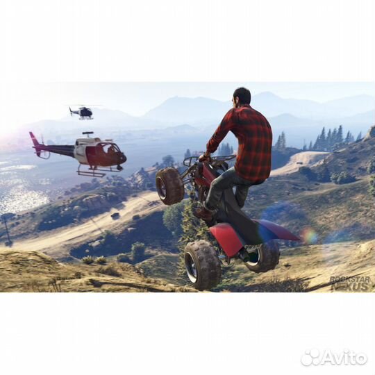 Grand Theft Auto V, б/у, множ.царап., без обложки