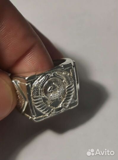 Мужская печатка серебро 925