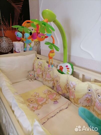 Бортики в детскую кроватку