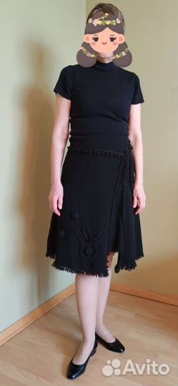 Юбка букле Passport Германия 48 размер осень зима