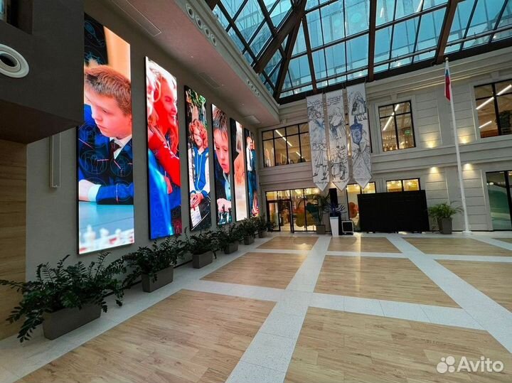 Рекламный экран с гарантией 3 года