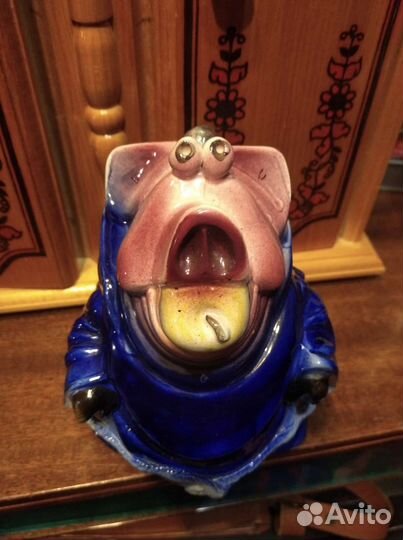 Копилка свинья керамика винтаж