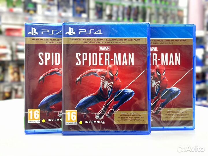 Marvel Человек Паук Spider-Man 2018 goty (PS4) NEW
