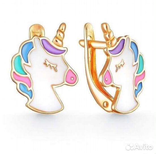 Серьги детские