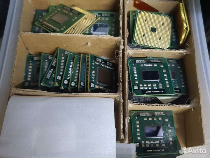 CPU Процессор мобильный AMD для ноутбуков разборnb