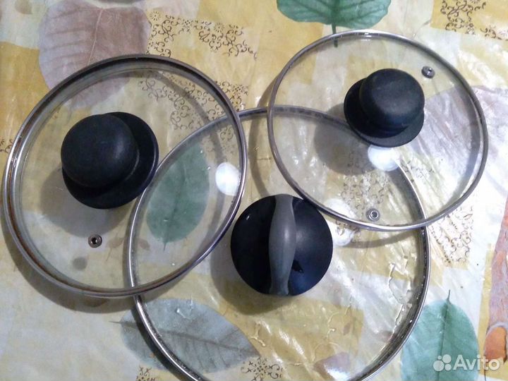 Крышки стеклянные для кастрюль и сковородок