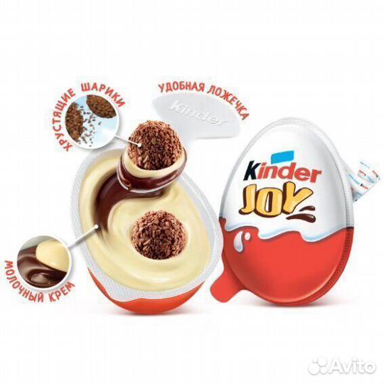Шоколадное яйцо Kinder Joy для Девочек 20 г