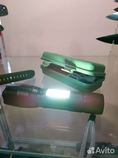 Фонарик + ночник на аккумуляторе