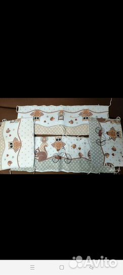 Бортики в кроватку и постельное белье