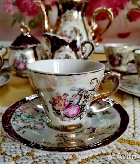 Кофейный японский сервиз