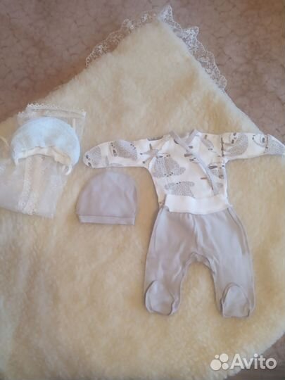 Конверт одеяло на выписку зима