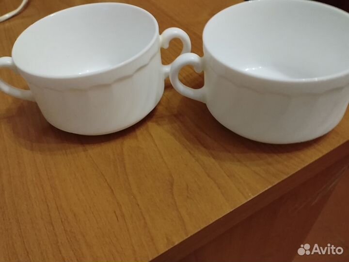 Бульонница/супница, тарелки большие и средние