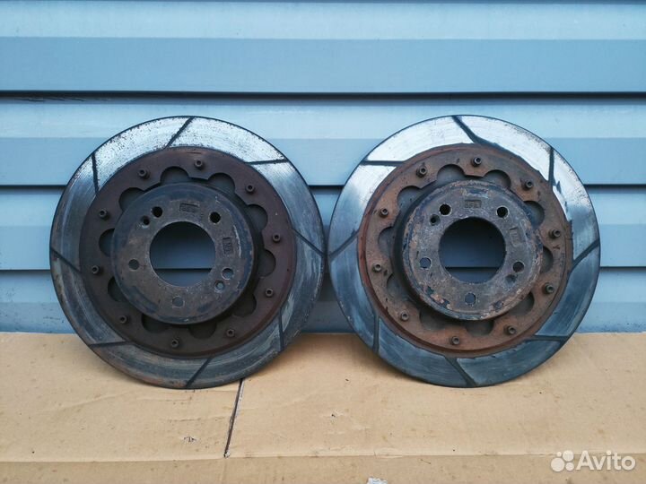 Составные тормозные диски задние 340х8мм 5х114