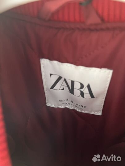 Новый утепленный бомбер куртка Zara
