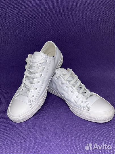 Кеды Converse кожаные белые