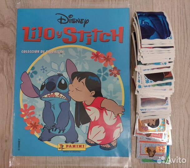 Наклейки для альбома Panini Лило и Стич